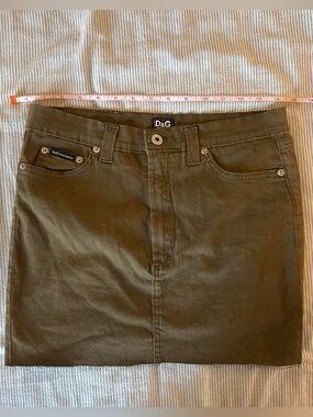 Dolce & Gabbana Olive Green Women’s Skirt